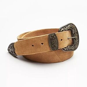 Free people black rock western belt